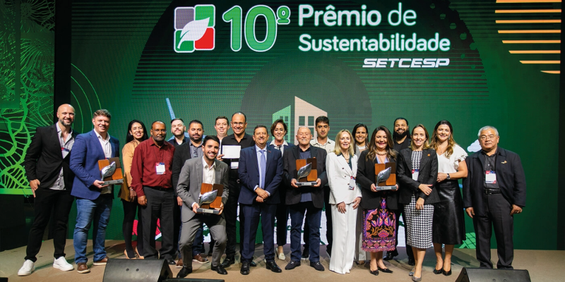 TransJordano é premiada no 10º Prêmio de Sustentabilidade do SETCESP